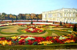 Versailles en fleurs (Huile 4F)